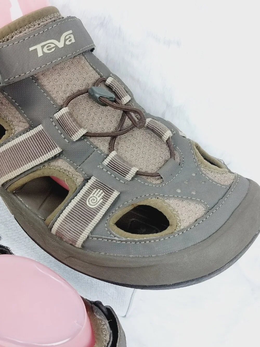Teva Men's Olive Green Omnium 2 Close-Toe Mesh Sports Sandal Size US 11.5
